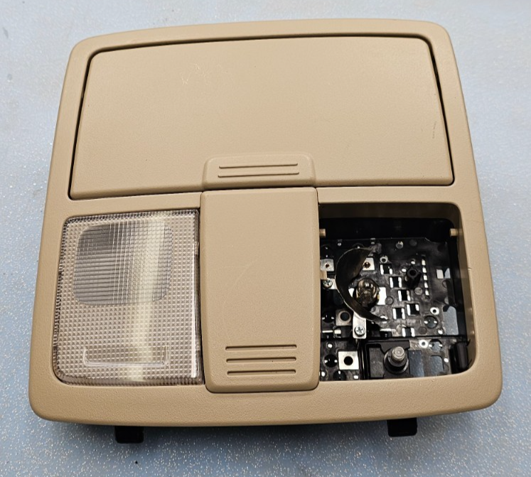 11-13 Sorento Overhead Console Dome Map Light Lamp Storage Sunroof Assembly TAN