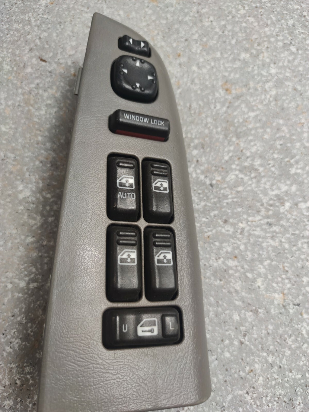 99-02 Silverado SIERRA Door Master Power Window Switch LEFT Driver LIGHTGRAY WS3