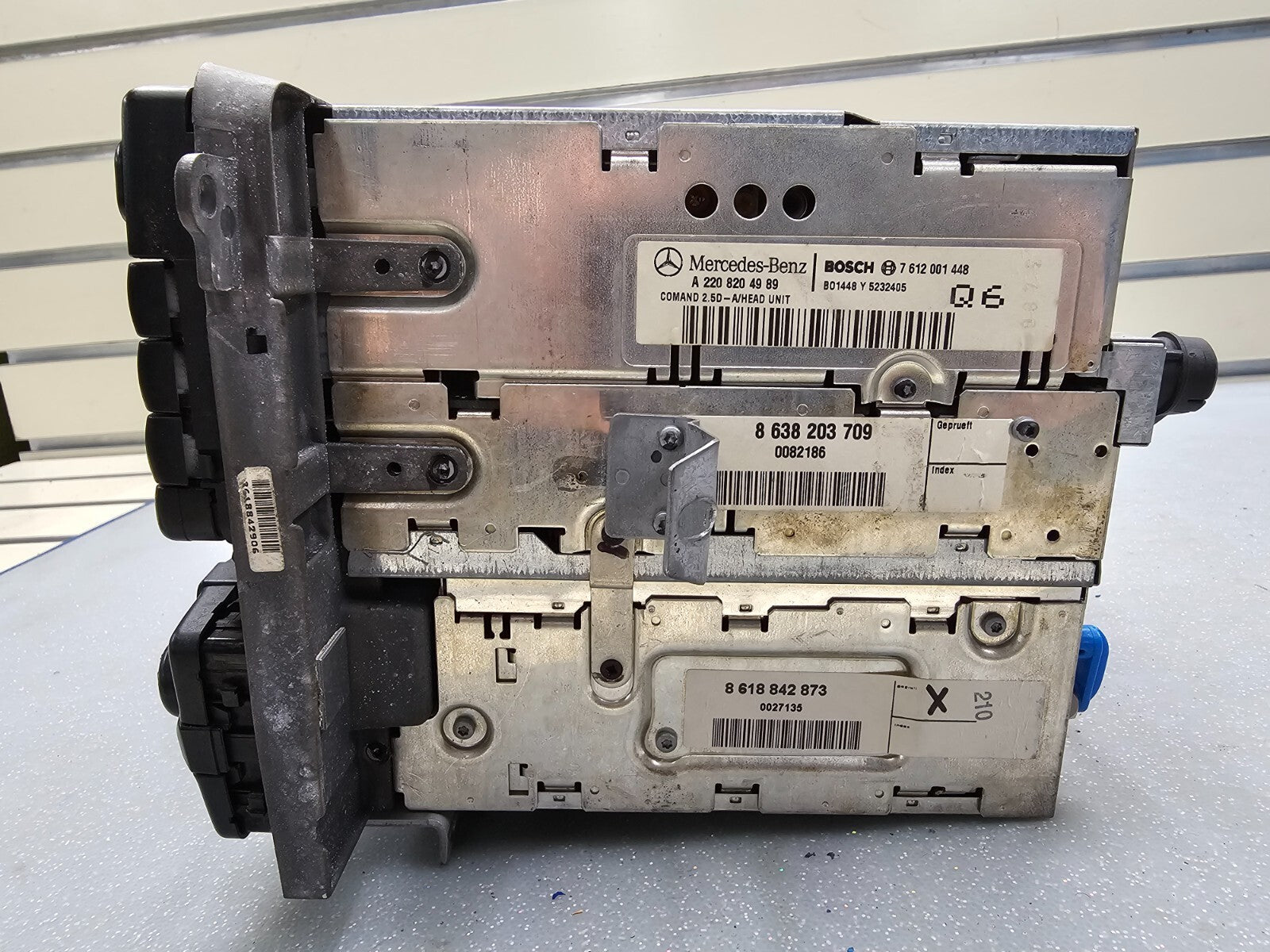 🔥00-02 MERCEDES-BENZ S430 AUDIO/NAVIGATION DOUBLE DIN HEAD UNIT ASSY A2537