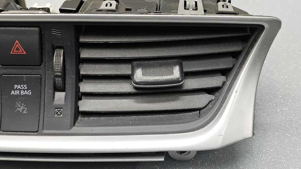 🔥13-16 Nissan Sentra Dash Center AC A/C Air Vent Heater Panel Black Silver