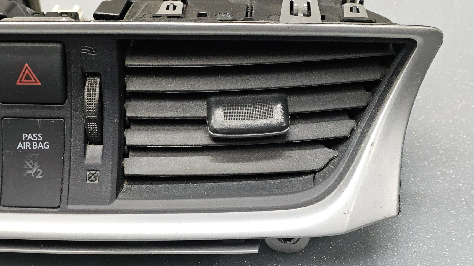 🔥13-16 Nissan Sentra Dash Center AC A/C Air Vent Heater Panel Black Silver
