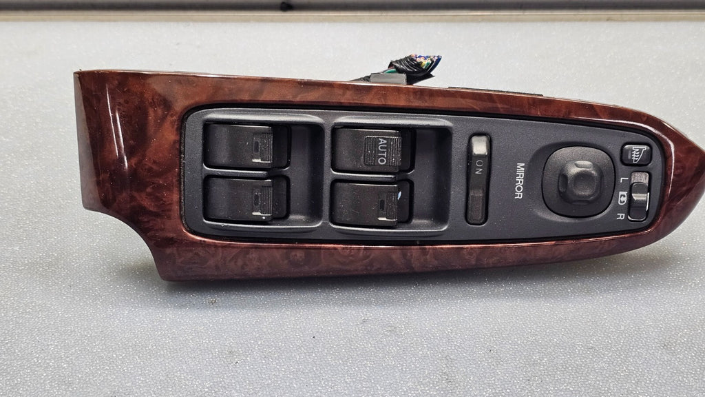 🔥01-06 Acura MDX Left Driver Master Power Window Control Switch Assembly Wood