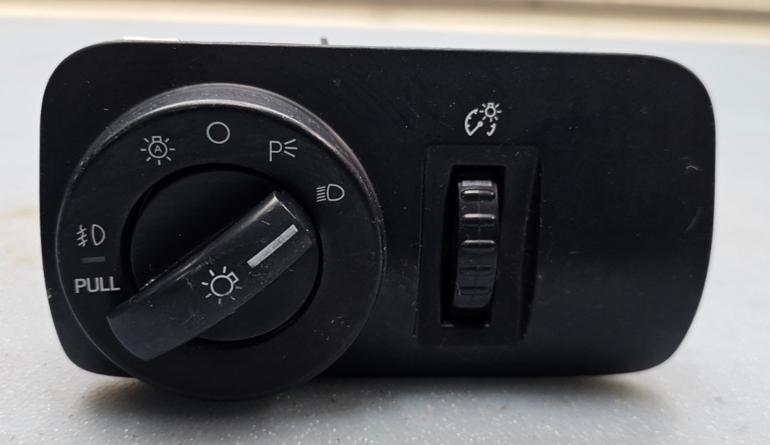 🔥05–09 Ford Mustang Headlight Headlamp Head Fog Light Switch Control Black