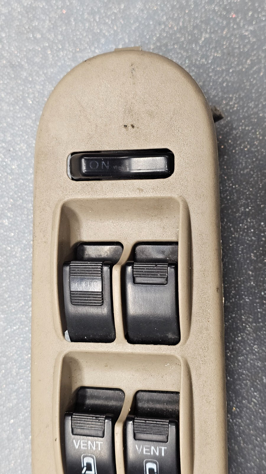 🔥99-04 Odyssey Front Left Driver Door Master Window Switch Bezel Assembly Tan