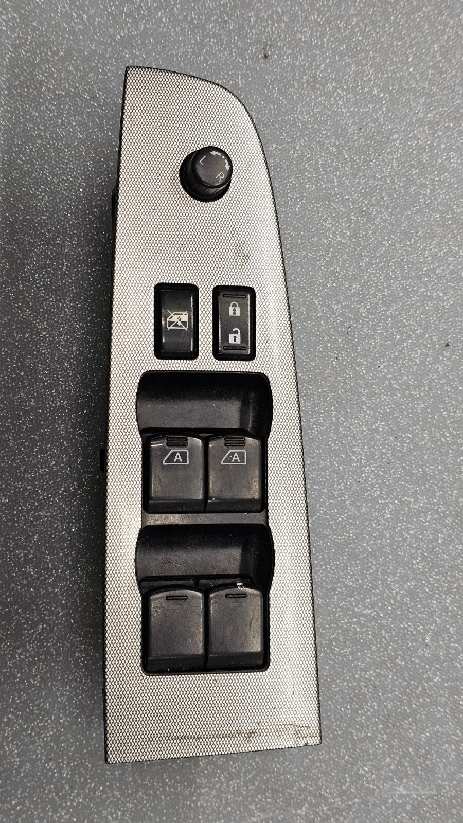 🔥07-12 ALTIMA LEFT DRIVER MASTER POWER WINDOW DOOR CONTROL SWITCH ASSEMBLY GRAY