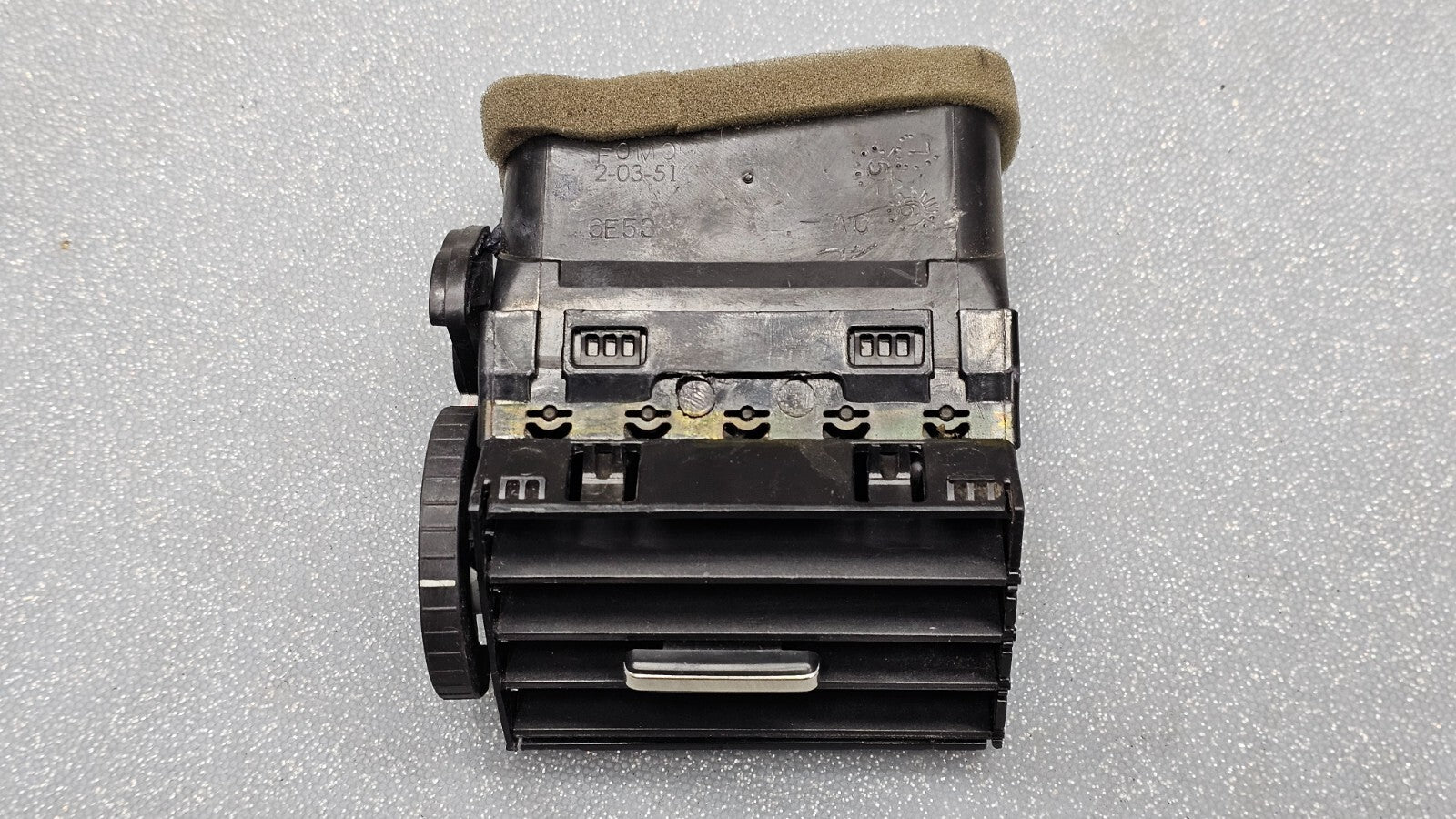 🔥06-09 Ford Fusion Mercury Milan Dash Left Driver Air Vent AC A/C Heater Black