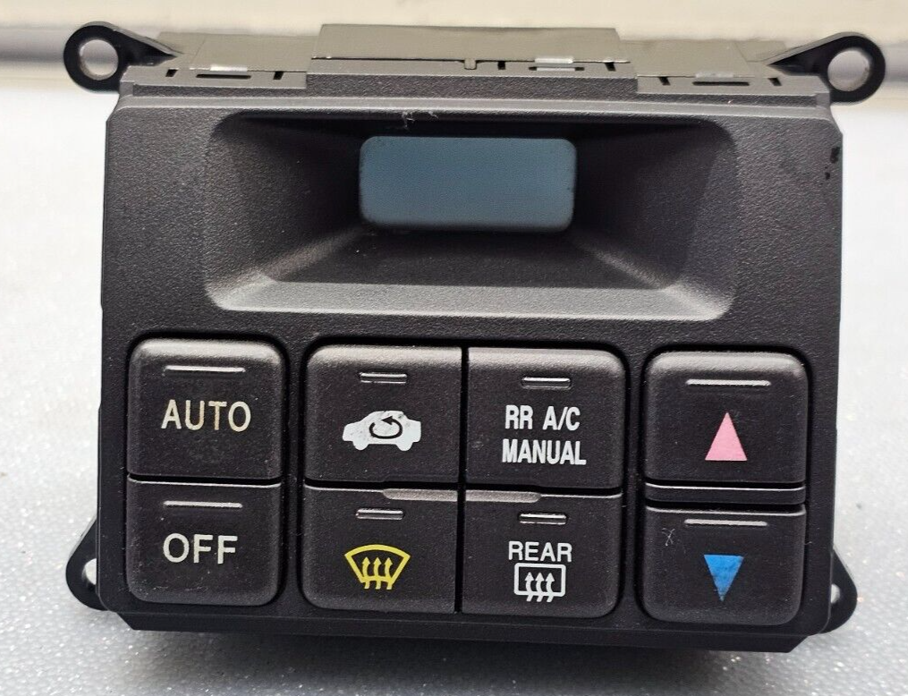 🔥01-06 Acura MDX Rear AC A/C HVAC Heater Climate Temperature Control Black