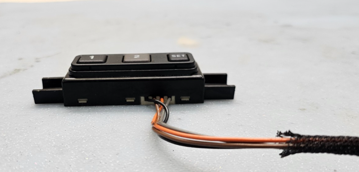 🔥99-04 Jeep Grand Cherokee Left Driver Front Memory Seat Selector Switch BLACK