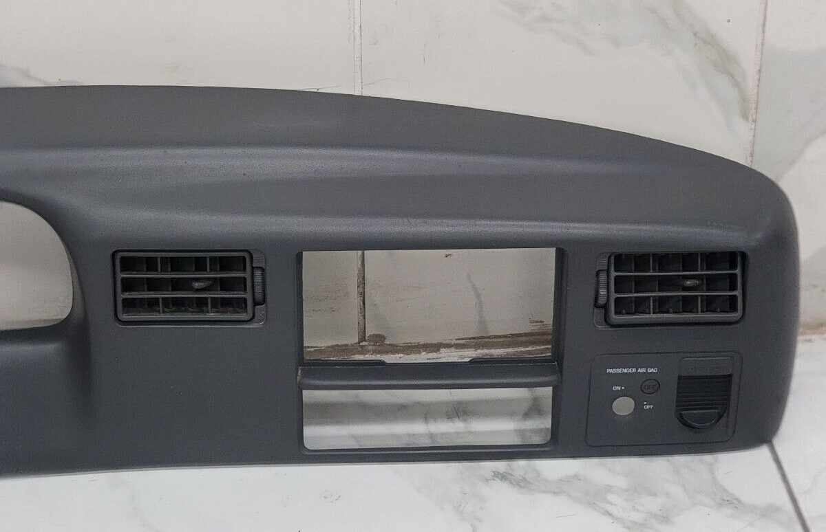 99-04 Ford F250 F350 Dash Instrument Cluster Speedometer Bezel Panel DK Gray C22