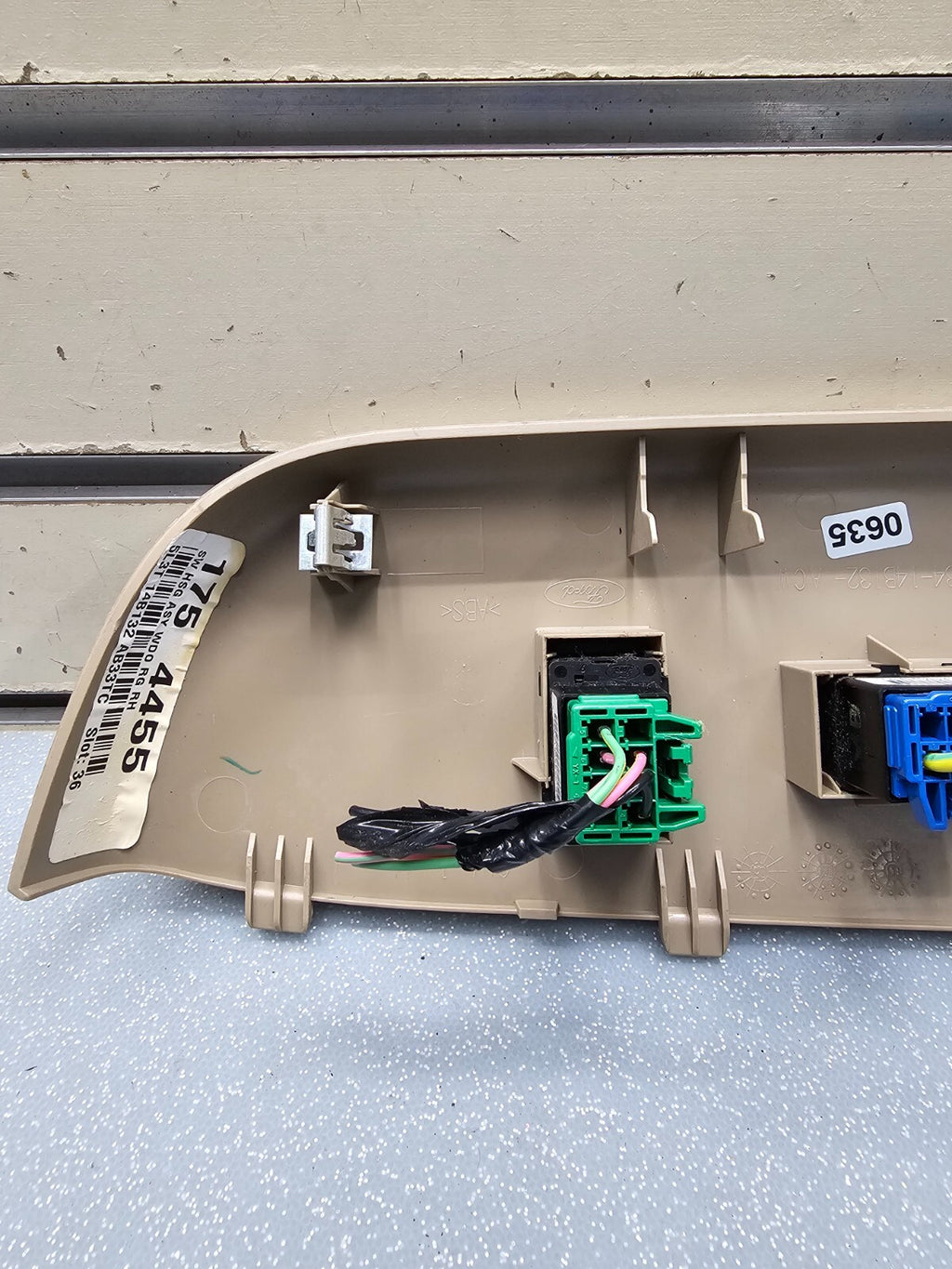 🔥04-08 Ford F150 Right Passenger Power Window 2 Door Switch Control TAN WS24