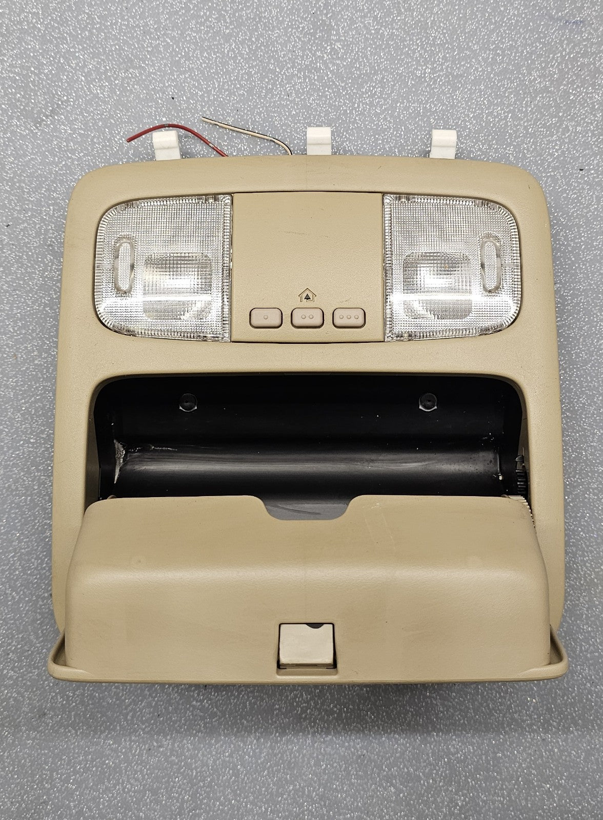 🔥02-06 Toyota CAMRY 4RUNNER Overhead Console DOME Light🔴Storage GRAY 012