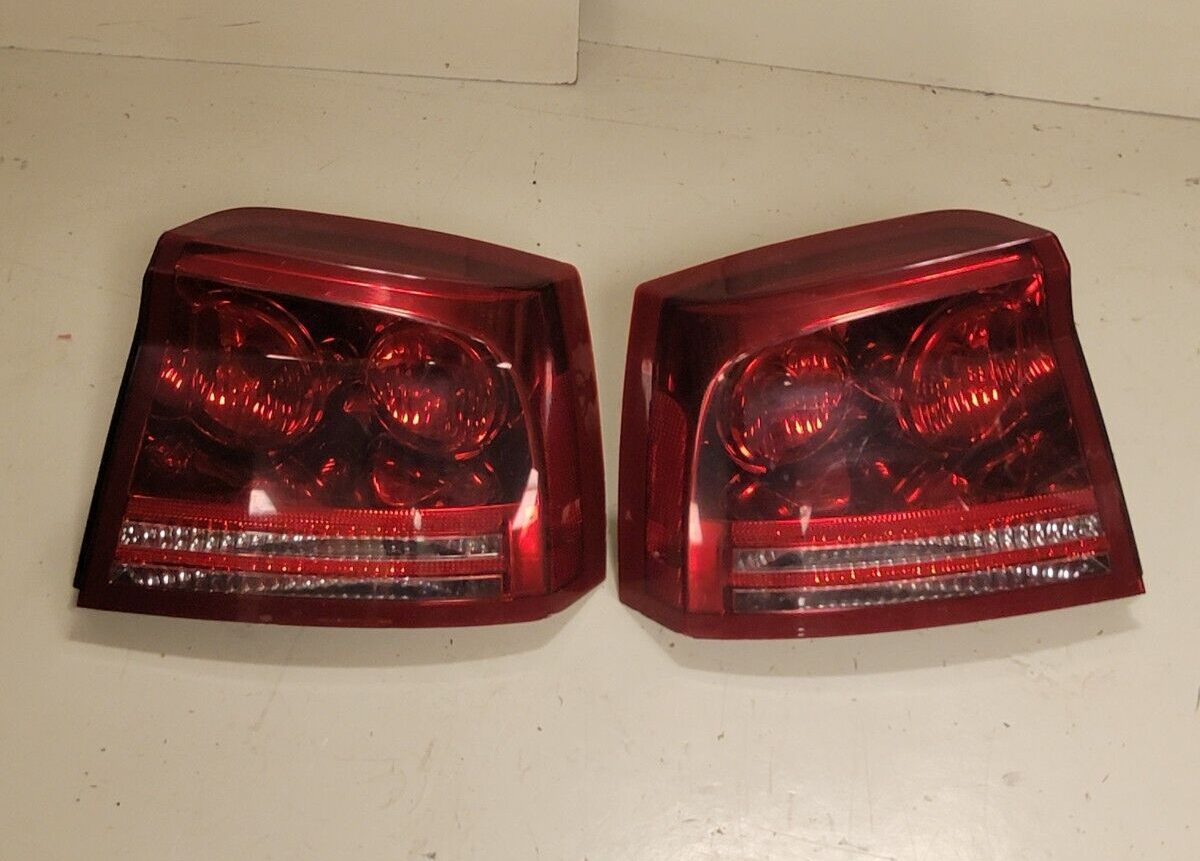 🔥2006-2008 Dodge CHARGER TAIL LIGHT Lamp Assembly Chrome left/right OEM SET