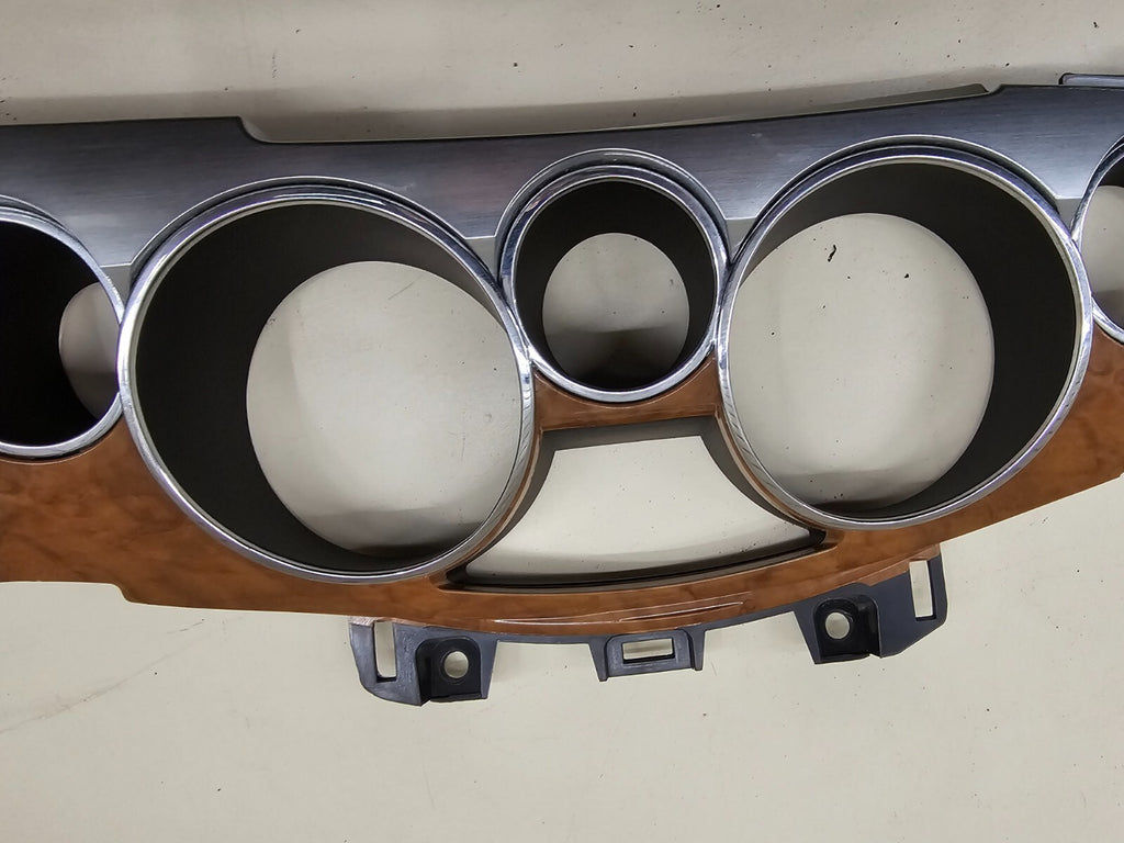 🔥08-12 BUICK ENCLAVE SPEEDOMETER GAUGE INSTRUMENT CLUSTER TRIM BEZEL WOODGRAIN