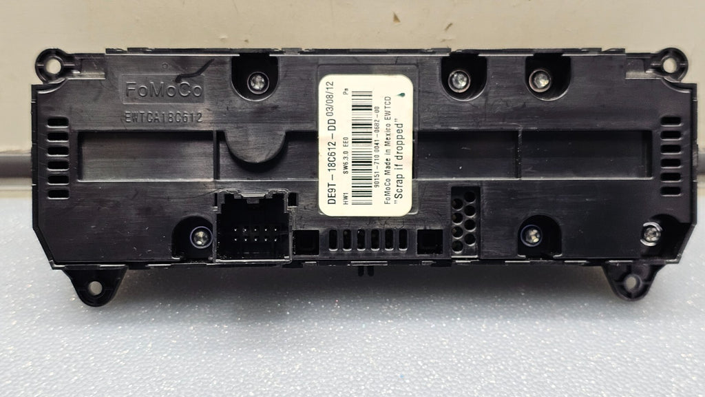 13-19 Lincoln MKT Dash AC Heater Temperature Climate Control Panel Conditioning