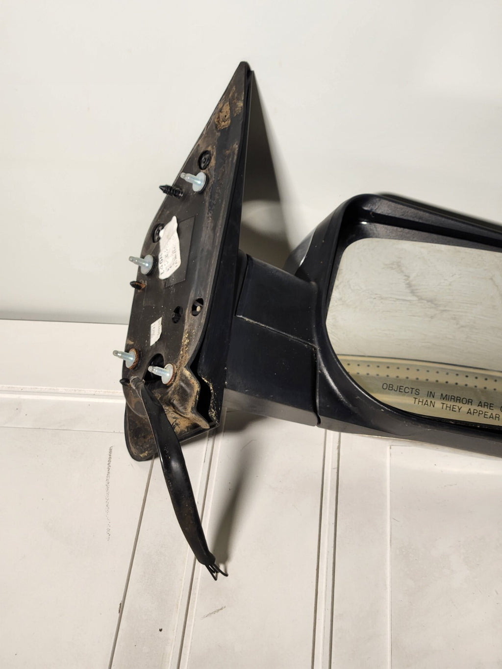 🔥07-13 CHEVY SILVERADO MIRROR AMC SIERA  LEFT SIDE FOR PARTS ONLY BLACK