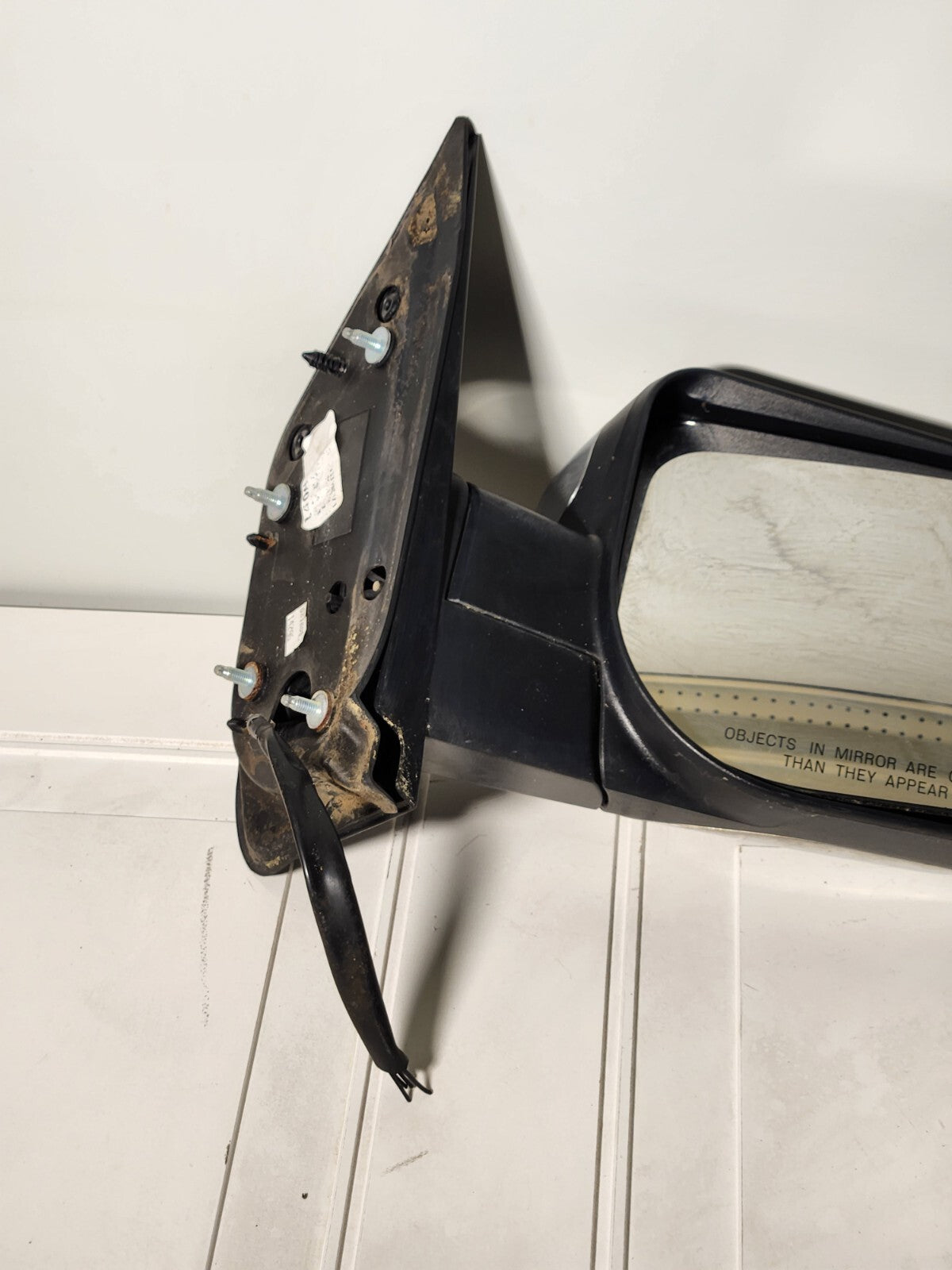 🔥07-13 CHEVY SILVERADO MIRROR AMC SIERA  LEFT SIDE FOR PARTS ONLY BLACK