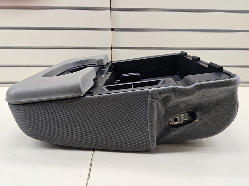 🔥99-10 Ford F250 F350 Center Console JUMP SEAT Storage Arm Rest CLOTH GRAY JS3