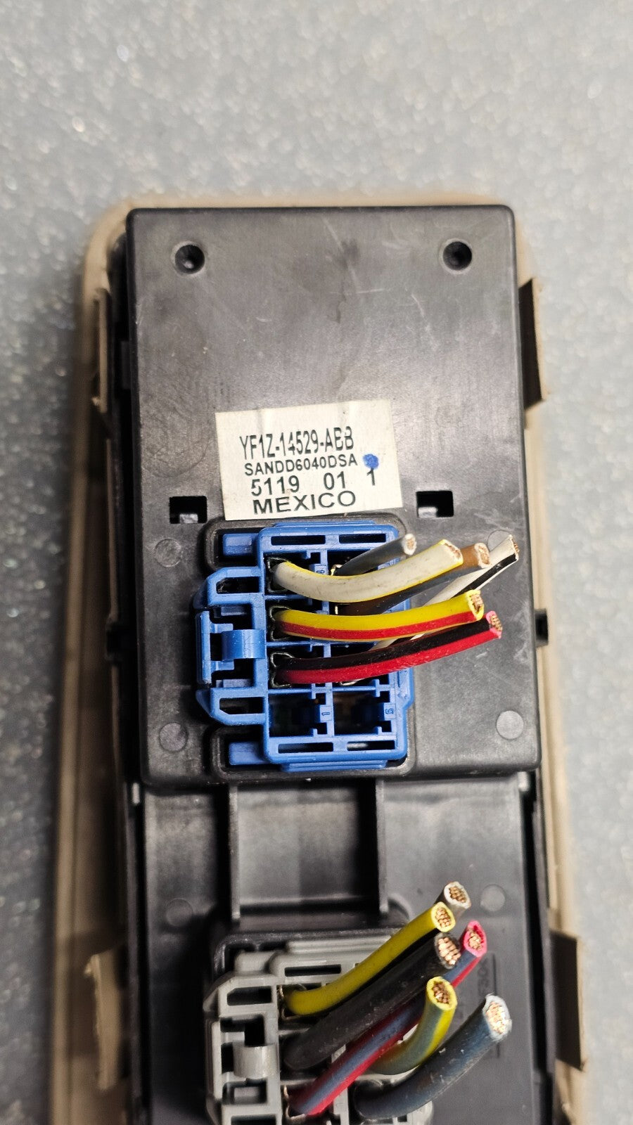 🔥00-07 Ford Taurus Mercury Sable Left Driver Master Power Window Switch Tan