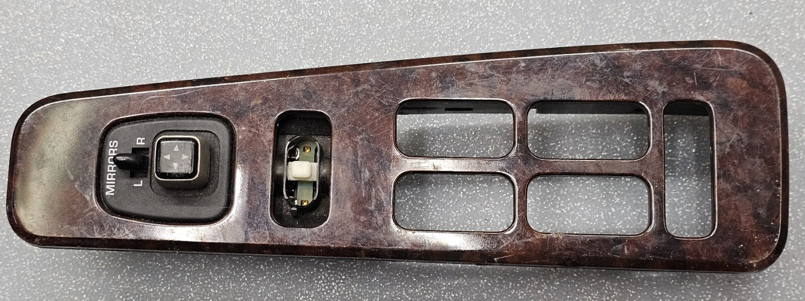 🔥03-07 LINCOLN TOWN CAR LEFT DRIVER MASTER POWER WINDOW SWITCH ASSEMBLY WOOD