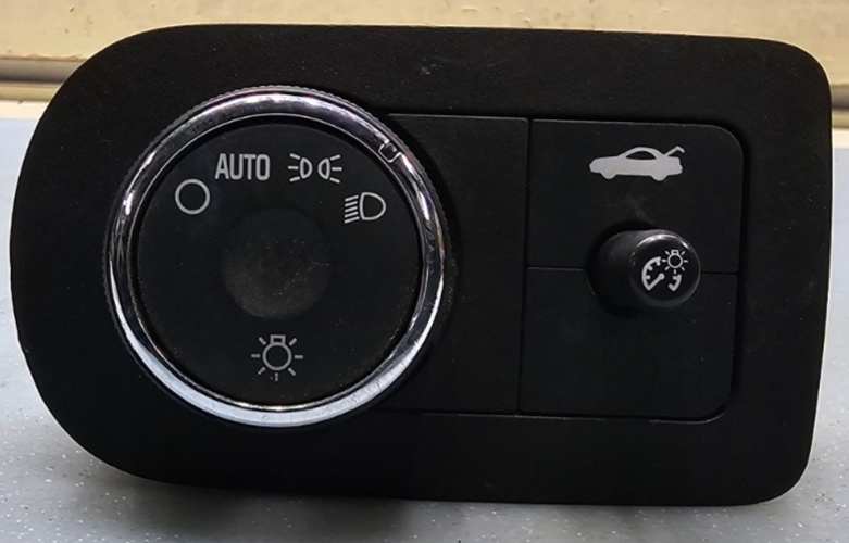 🔥06-12 CHEVROLET IMPALA DASH HEADLIGHT DIMMER TRUNK CONTROL SWITCH OEM