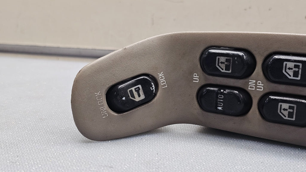 96-98 Achieva Cutlass Supreme Left Driver Master Door Window Control Switch Tan
