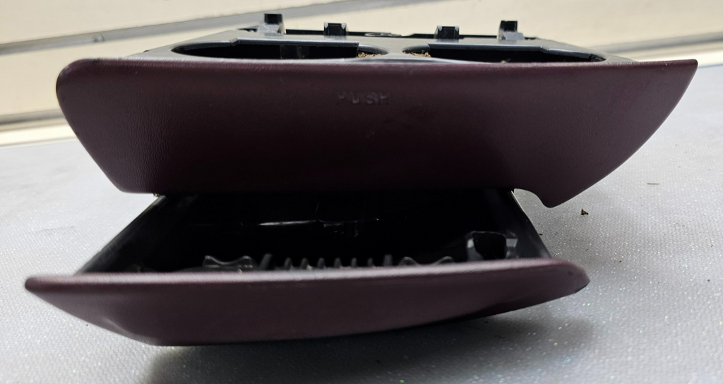🔥97-03 Ford F150 EXPEDITION Dash Pull Out Cup Drink Holder Trim w/ Ash Tray Red