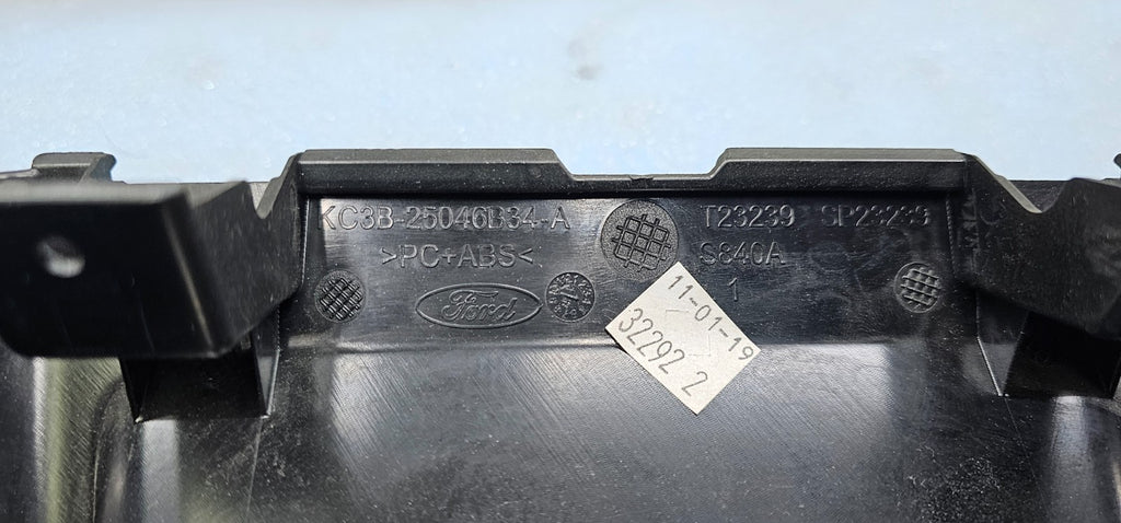 🔥17-20 FORD F150 F250 DASH LOW MEDIA BIN TRAY POCKET 12V POWER PORT BLACK OEM