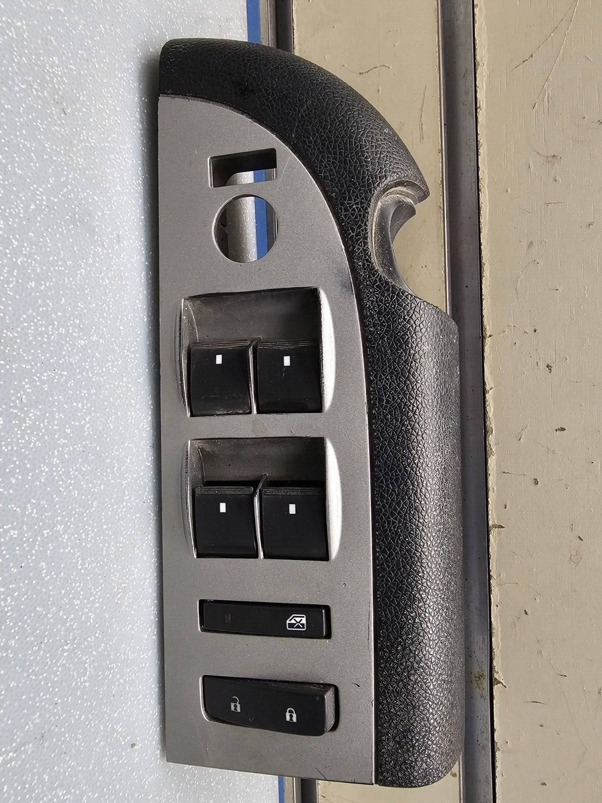 07-13 CHEVY SILVERADO SIERRA LEFT DRIVER MASTER POWER WINDOW SWITCH SILVER WS47