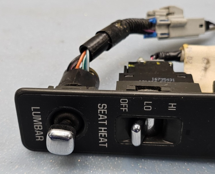 🔥94-99 CADILLAC DEVILLE SEAT RIGHT PASSENGER POWER WINDOW SWITCH BLACK OEM