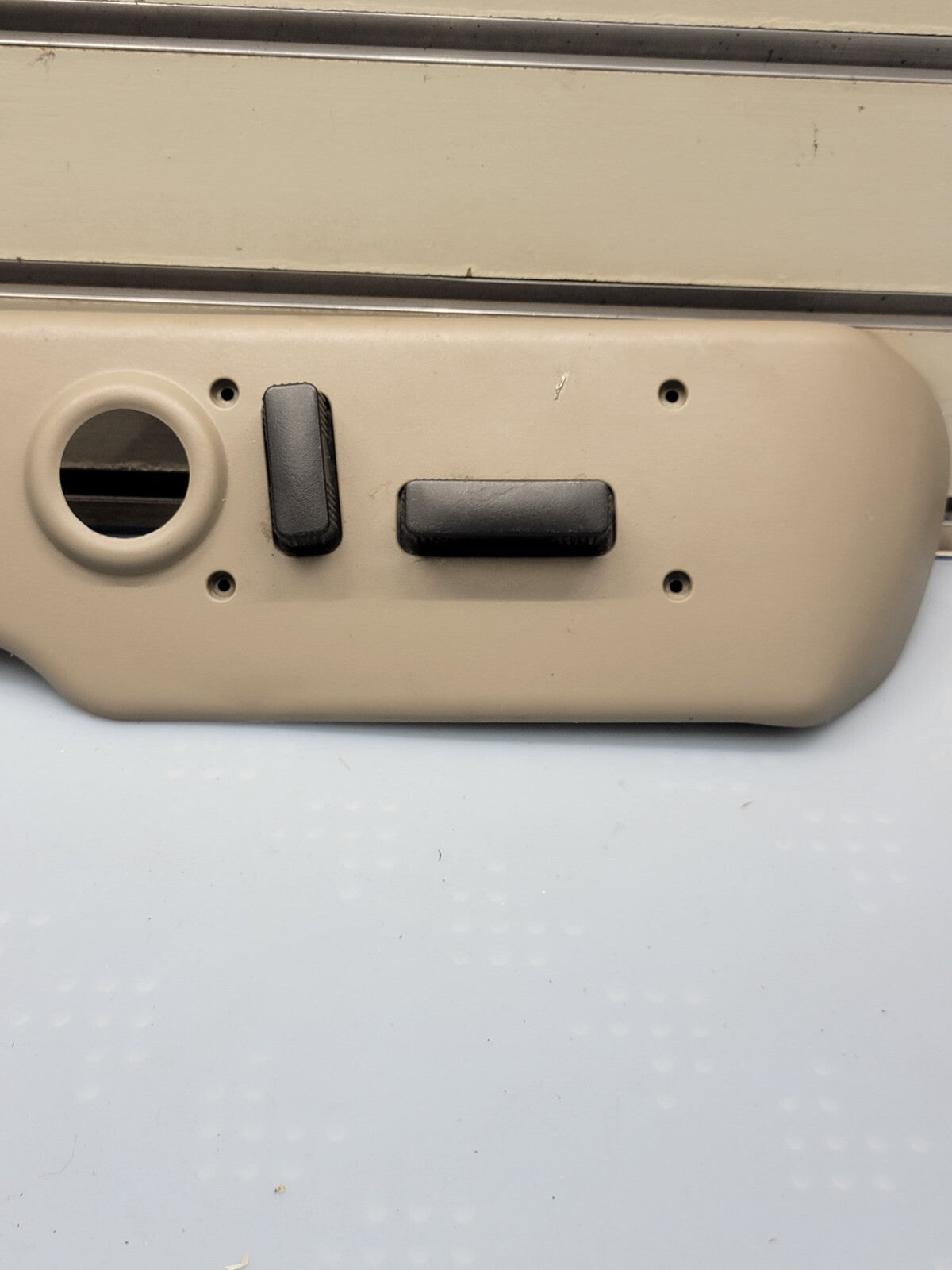 🔥Power Seat Switch Bezel Trim Panel Neutral Tan Driver Side For Chevy GMC Truck