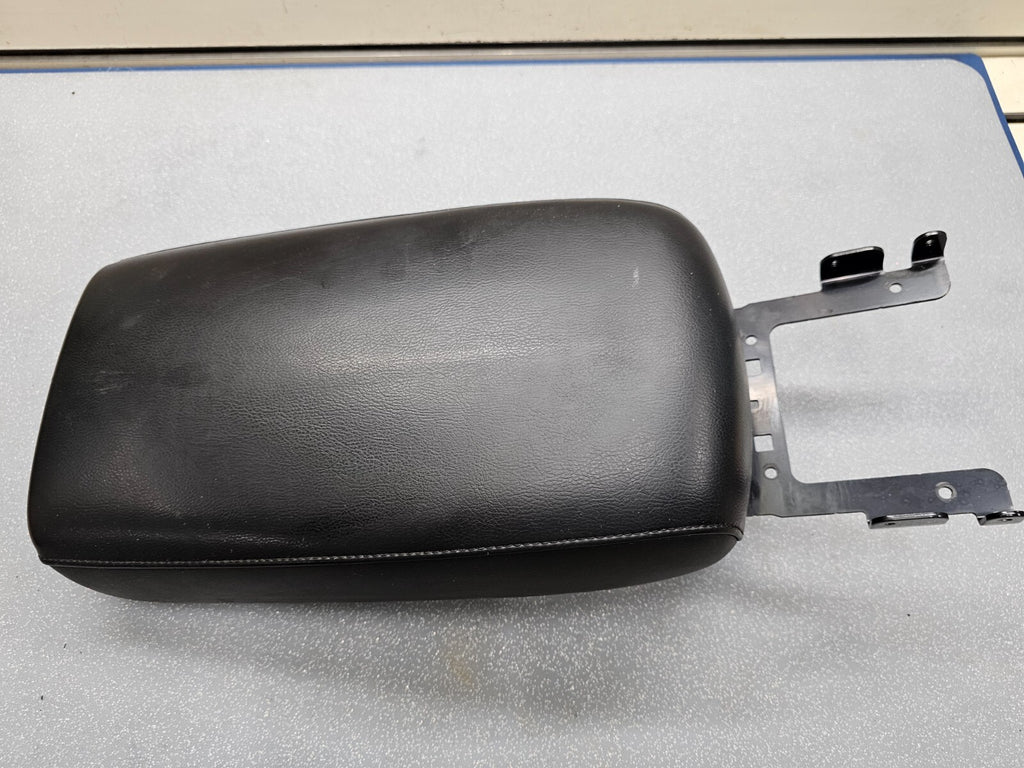 🔥09-14 MURANO CENTER FRONT CONSOLE ARM REST LID BOX TOP PAD COVER LEATHER BLACK
