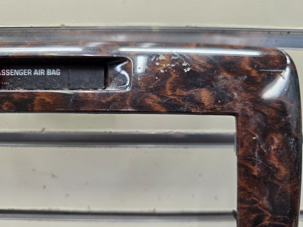06-13 Chevy Impala Center Dash AM FM Radio Stereo Trim Panel Bezel Woodgrain OEM