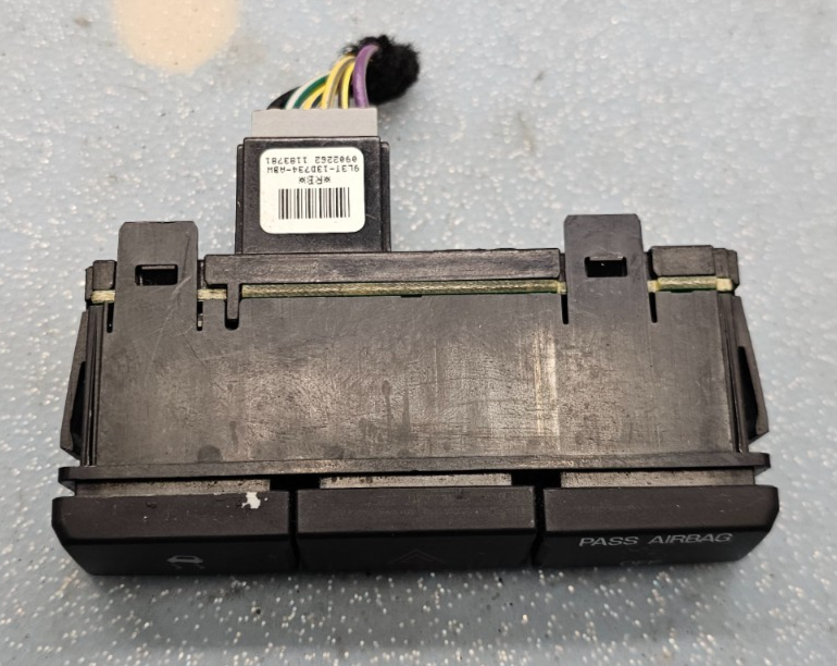 09-12 Ford F150 Dash TCS Traction Hazard Passenger Bag Off Flasher Light Switch