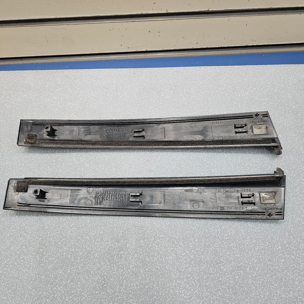 🔥02-06 ACURA RSX LEFT/RIGHT Door Sash B Pillar Garnish Trim Molding Integra OEM