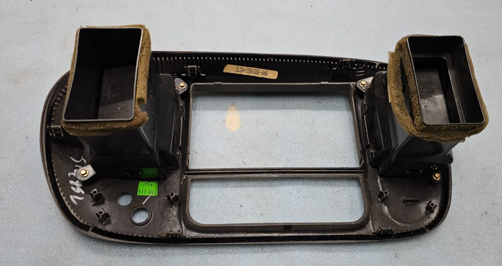 🔥97-03 Ford F150 Center Dash FM Radio Climate Trim Stereo BEZEL Panel DK TAN B1