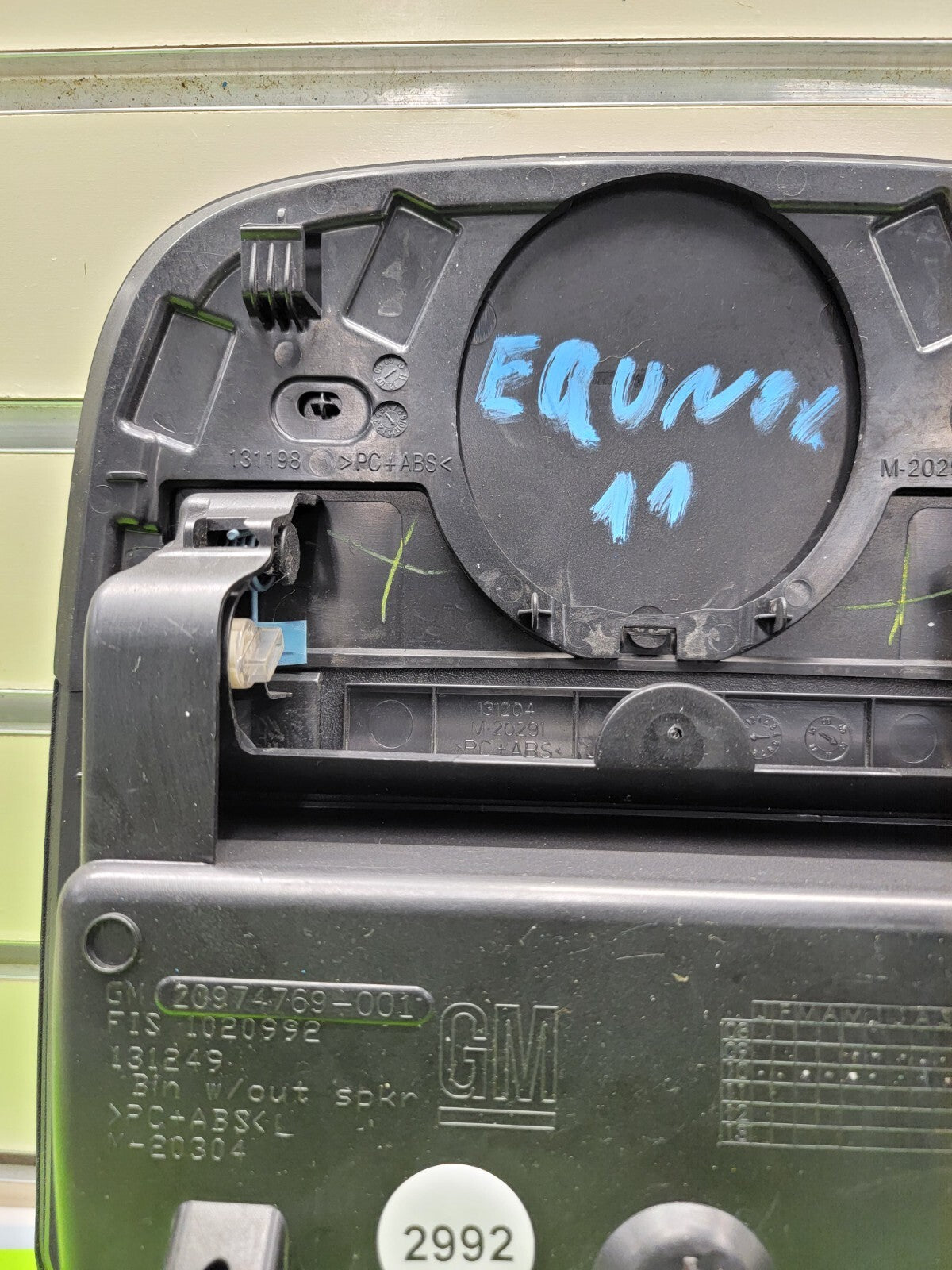 🔥10-15 EQUINOX TERRAIN CENTER DASH STORAGE CUBBY BIN COMPARTMENT BOX BLACK OEM