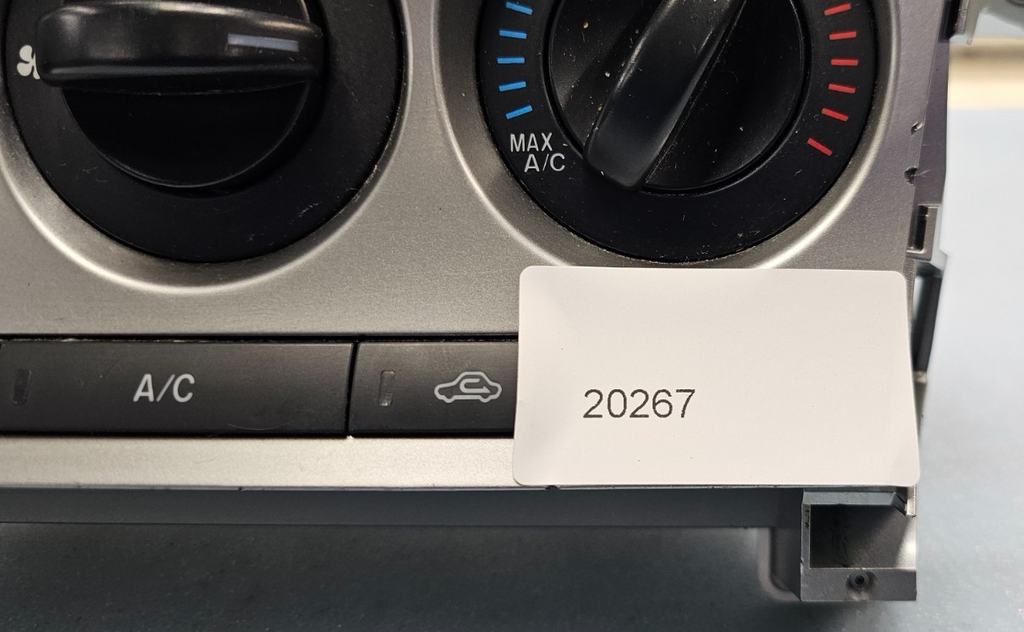 🔥10-11 Mazda 3 Dash Climate Control Panel Temperature A/C AC HVAC Heater Silver