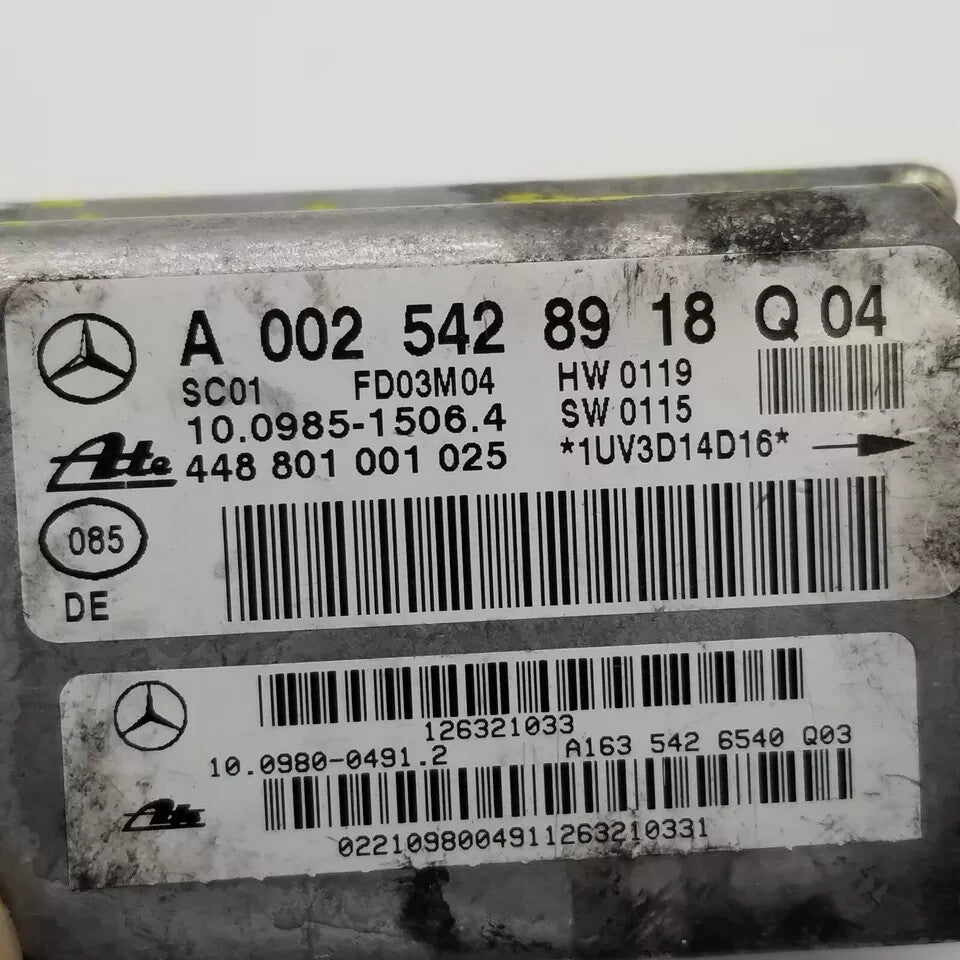 🔥01-07 Mercedes W163 ML350 ML500 C320 Turn Rate Sensor 0025428918 OEM