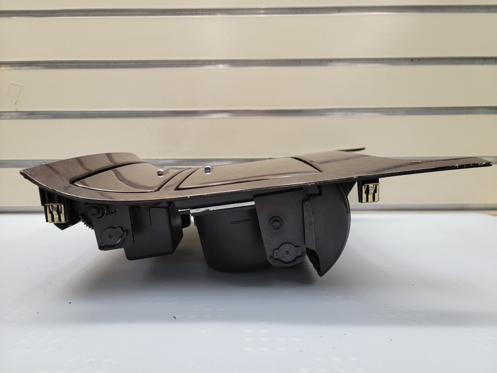 2007-2014 Cadillac Escalade Lower Bezel Center Console Cup Holder woodgrain