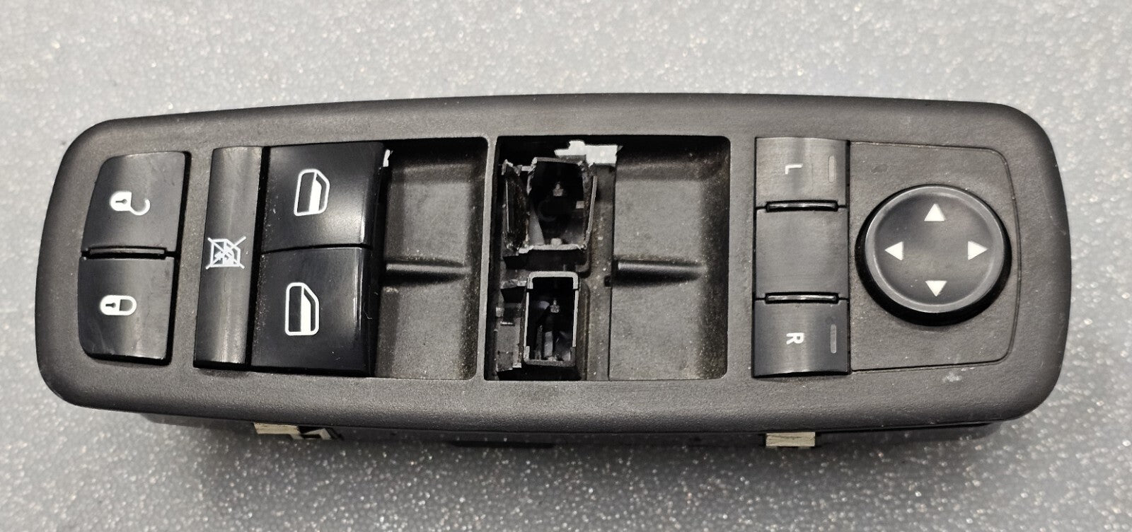 09-12 Dodge Ram 1500 2500 Left Driver Master Power Window Switch Assembly Black