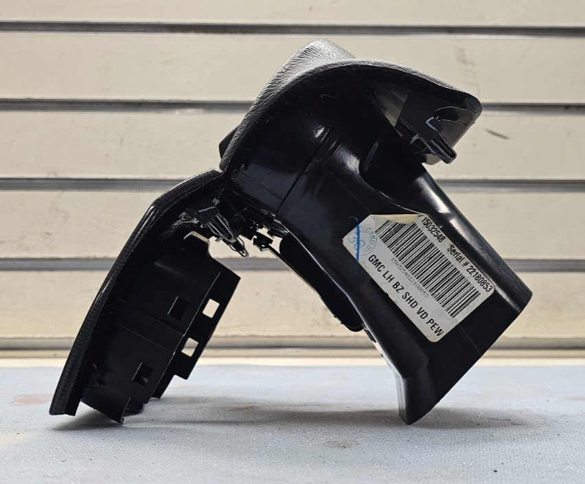 🔥02-09 GMC Envoy Dash Left Driver  Air Vent Head Light Switch Bezel BLACK