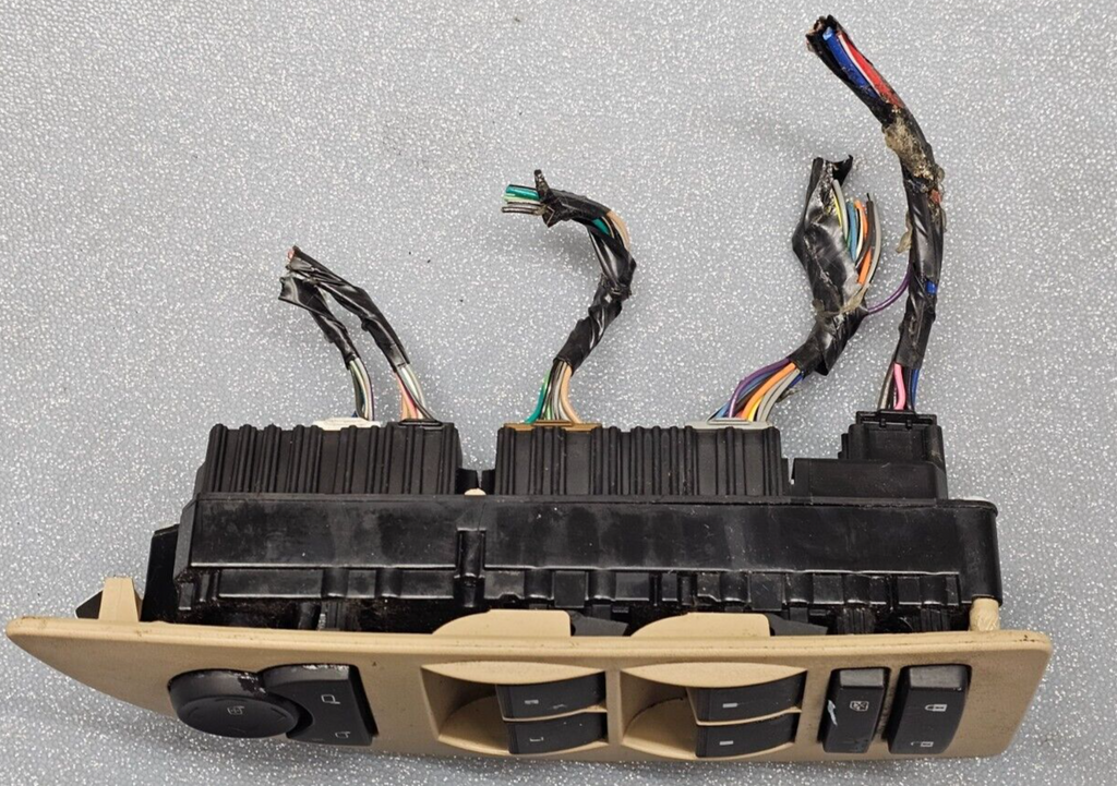 🔥06-11 Buick Lucerne Front Left Driver Master Power Window Switch Assembly Tan