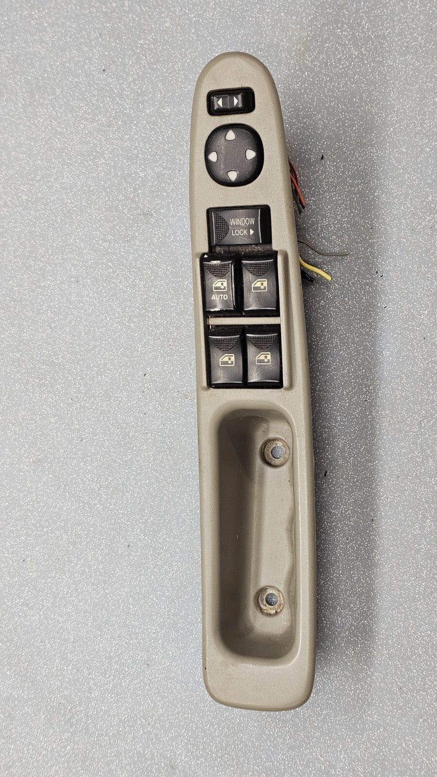 🔥02-07 Rendezvous Impala Left Driver Master Power Window Door Switch Lock Tan