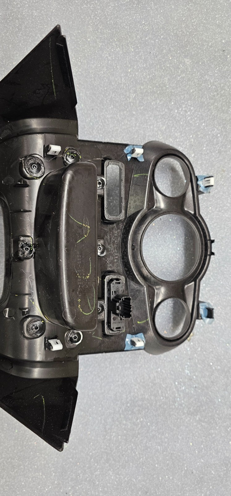 🔥14-19 FORD FIESTA CENTER CONSOLE AC CONTROL SHIFTER SHIF BEZEL TRIM Silver OEM
