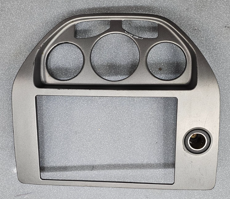 🔥05-07 FOCUS CENTER DASH RADIO STEREO CLIMATE CONTROL BEZEL TRIM PANEL SILVER