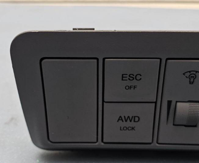 🔥07-09 Hyundai Santa Fe Dash Switch Panel Dimmer Lock Fog Light Control Gray