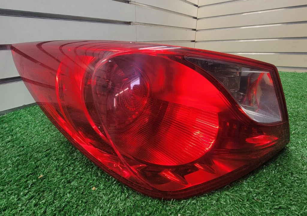 🔥2011-2014 Hyundai Sonata Tail Light Assembly Lamp Left Driver Chrome Outer