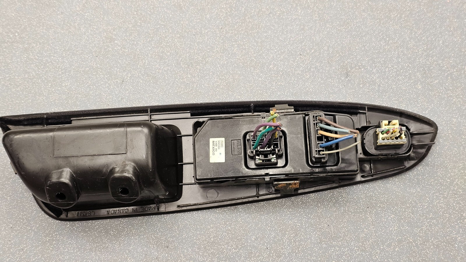 🔥06-08 CHEVY IMPALA LEFT DRIVER MASTER POWER WINDOW SWITCH BEZEL ASSEMBLY BLACK