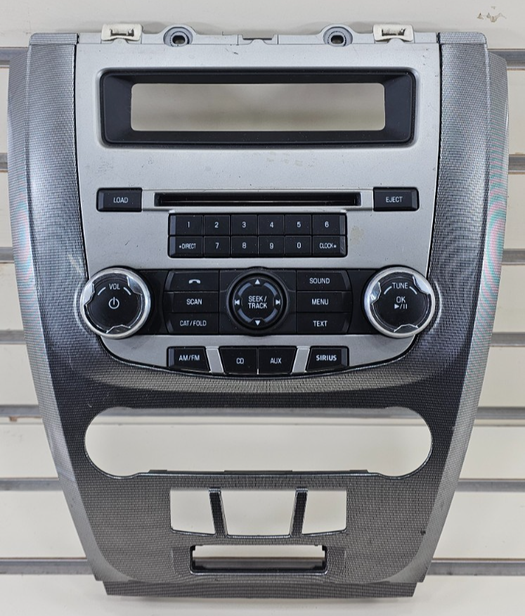  10-12 Fusion Milan Climate Control Radio Stereo Display Bezel Panel Trim Silver