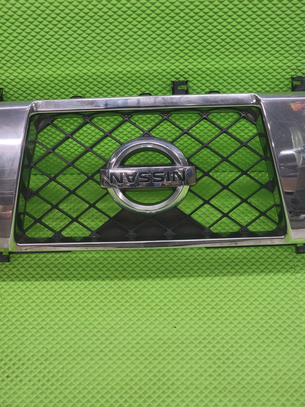 🔥05-07 NISSAN PATHFINDER FRONT GRILLE ASSEMBLY COVER INSERT MOLDING CHROME OEM